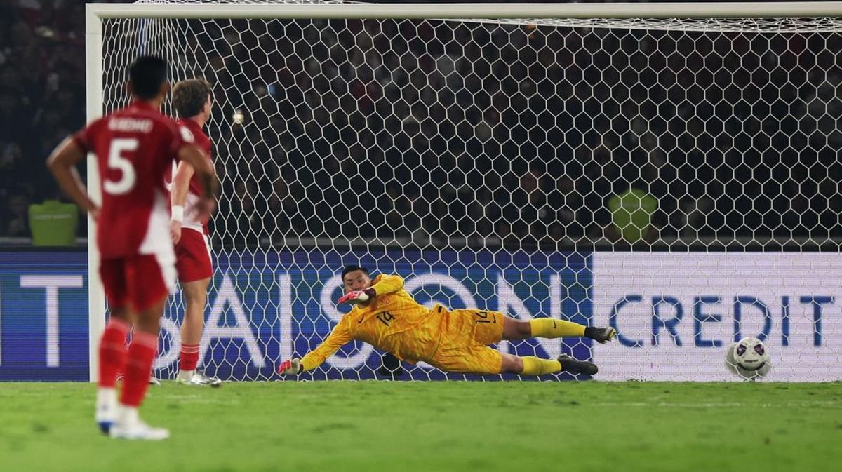 Kiper China Bicara Penalti Indonesia, Singgung Keputusan Wasit